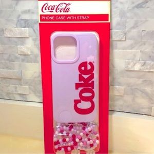🆕 Coca-Cola Special Edition Branded Silicone iPhone Case & Wristlet